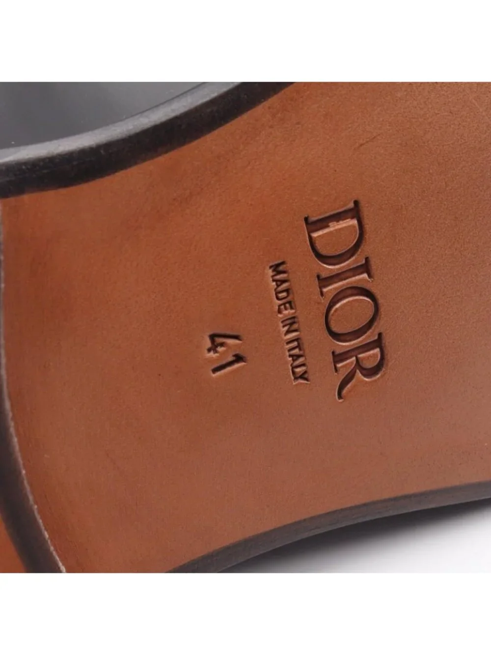 Dior Dress Shoes Oblique Leather